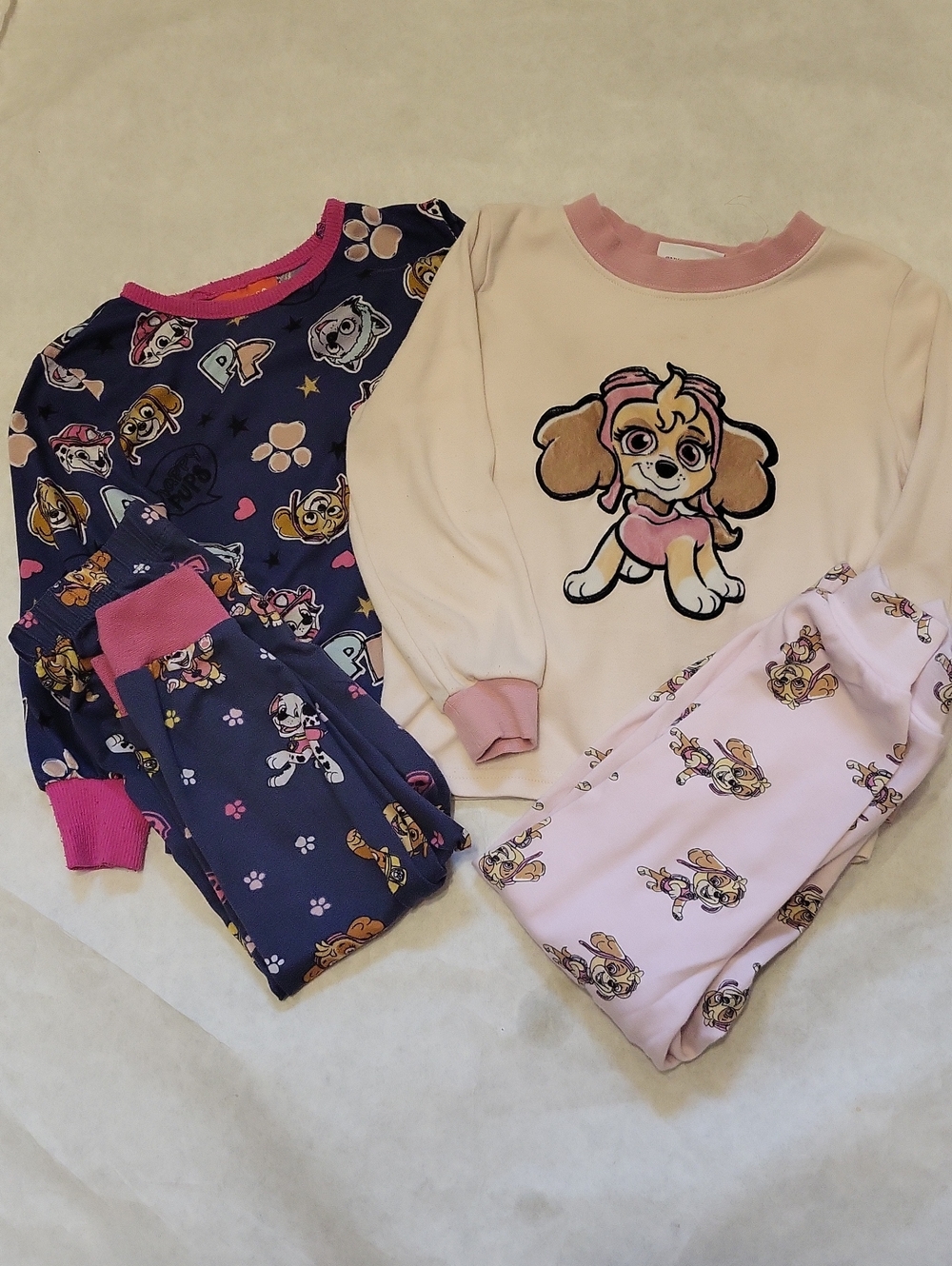 Two pair Paw Patrol pajamas